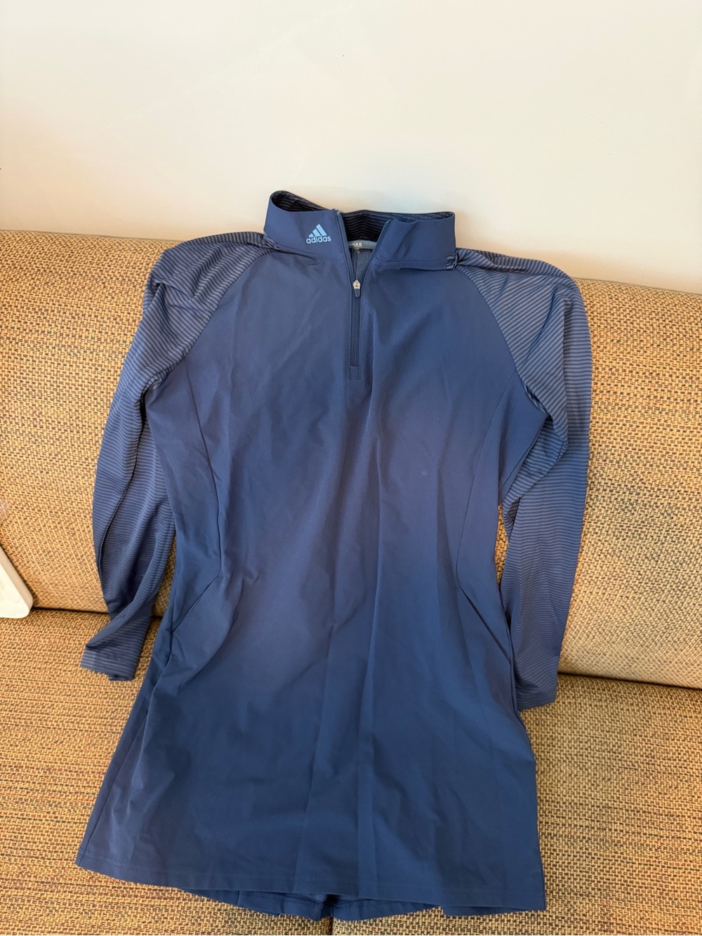 adidas Navy Blue Long Sleeve Athletic Dress